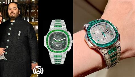 anant ambani patek philippe watch price|anant ambani watch cost.